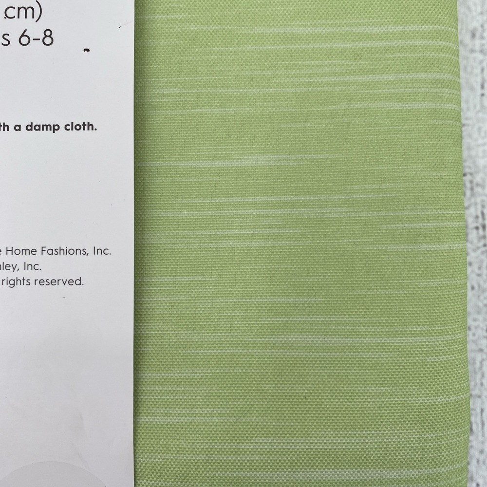 Laura Ashley Tablecloth 60x84 Lime Green Easy Care Indoor Outdoor Spring Summer - Picture 10 of 11